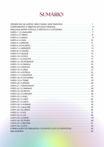 Apostila de Cartomancia Cigana
